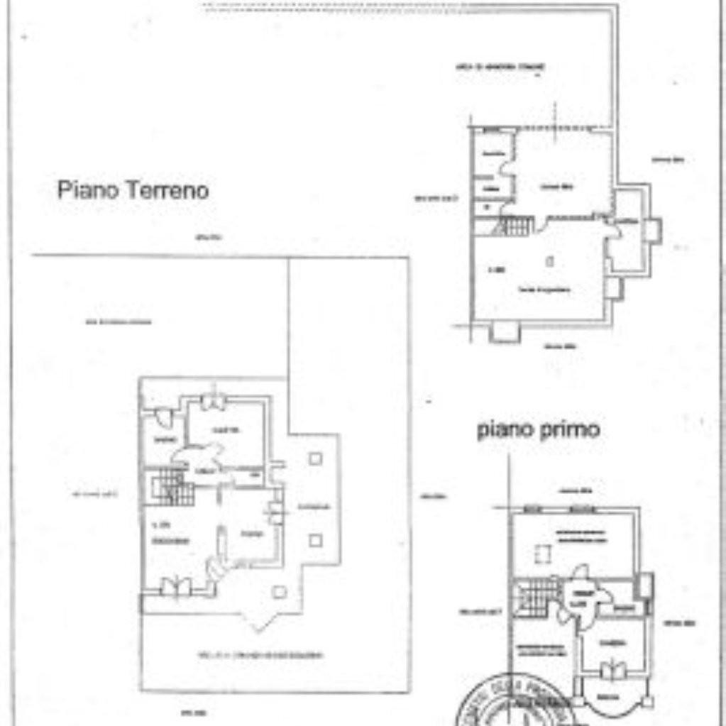 Semi-detached Villa Via Cervasca, 47A, Bernezzo - floor plans 1