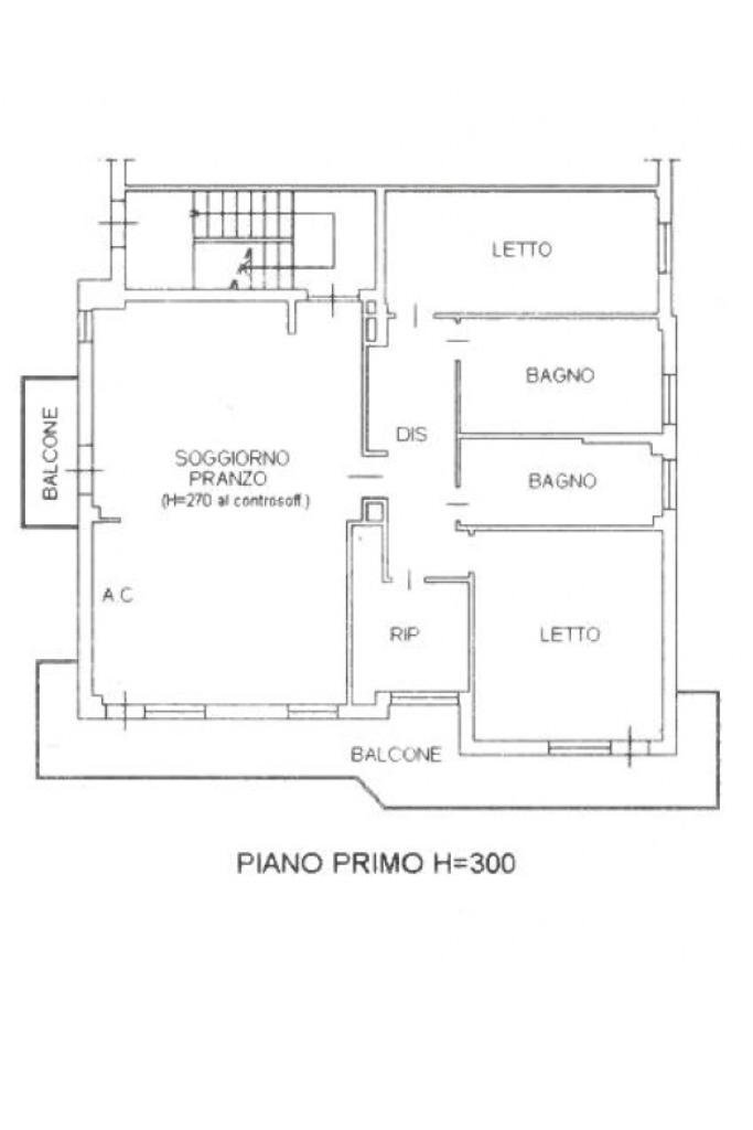 Quadrilocale Via montecchio, Vallefoglia - planimetria 1