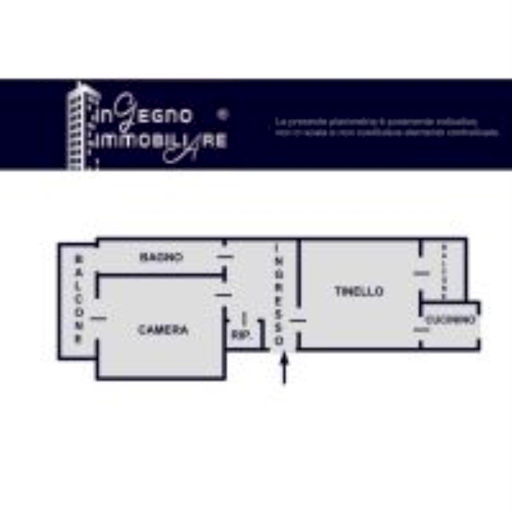 Bilocale Corso Cadore, Torino (zona Vanchiglietta) - planimetria 1