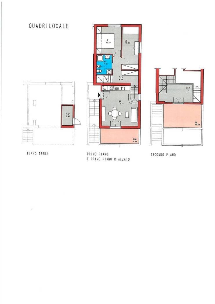 Quadrilocale Via delle Campanelle, 4, Ravenna - foto 1