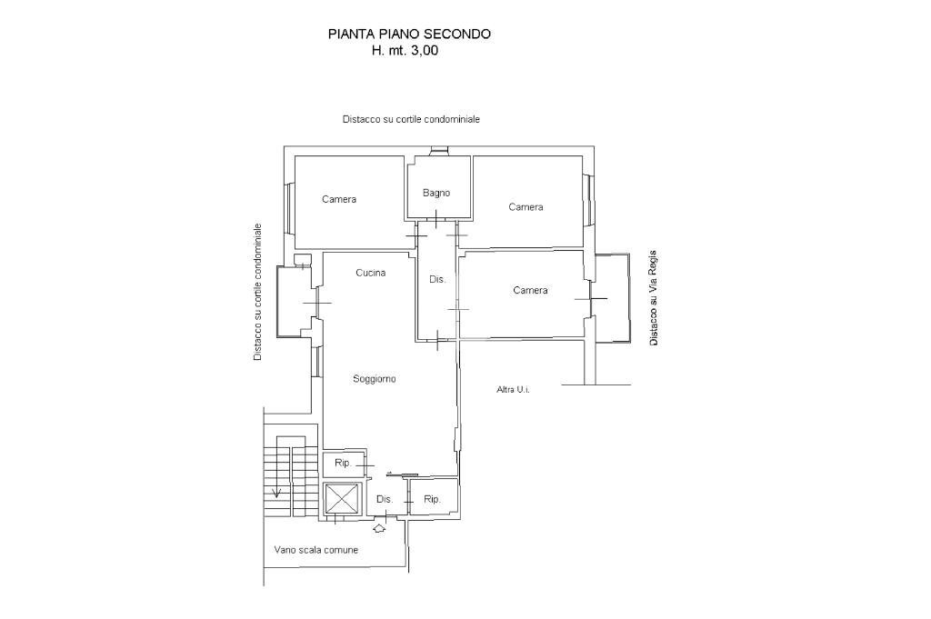 Appartamento Via Francesco Raviolo, Pinerolo - planimetria 1
