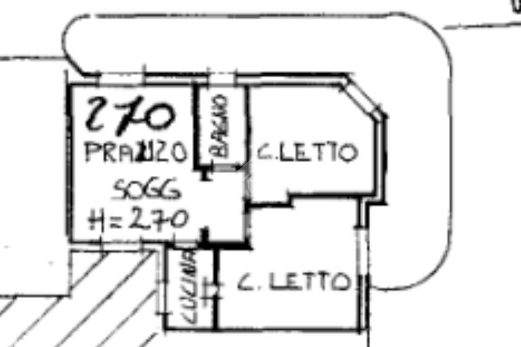 Trilocale Via Cristoforo Colombo, San Mauro Pascoli - planimetria 1