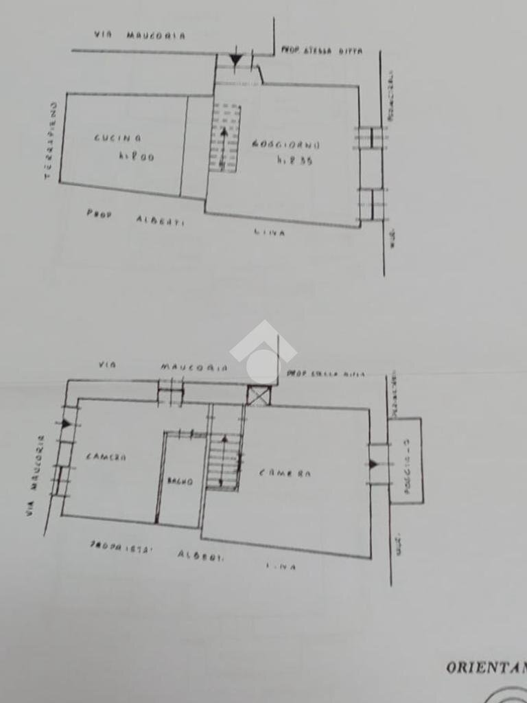 Quadrilocale Via maucoria, Molini di Triora - planimetria 1