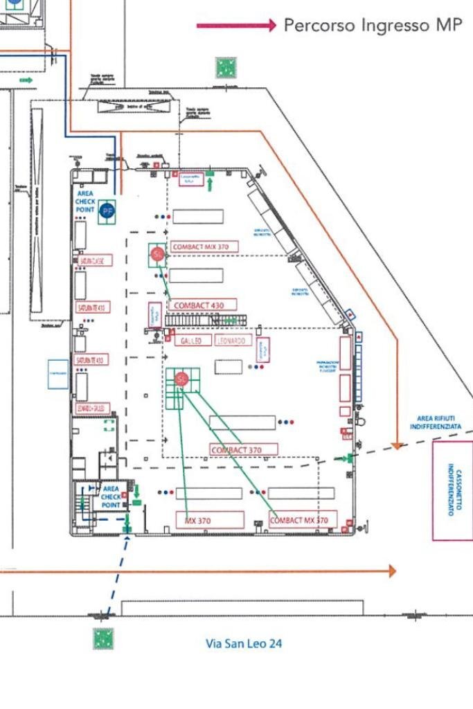 Capannone Viale Raibano, Riccione - planimetria 1