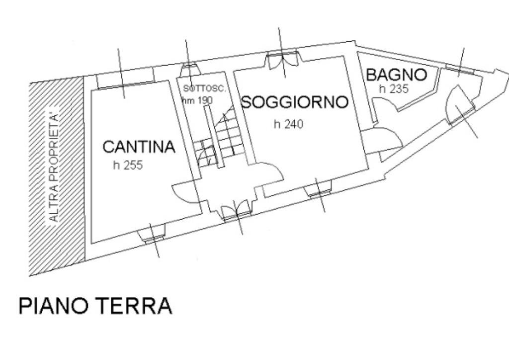 Casa semi indipendente Via C. Leoni, Langhirano - planimetria 1