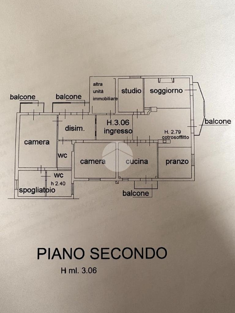 Quadrilocale Via Palotta, Rimini - planimetria 1