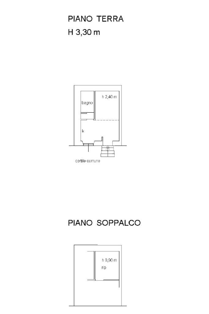 One-room apartment via accademia, Milano (neighborhood Casoretto) - floor plans 1