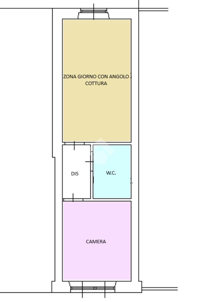 Loft Via Giuseppe Giulietti, Torino (zona Parella) - planimetria 1