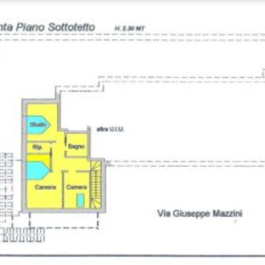 Four-room apartment Corso Giuseppe Mazzini, Sanremo - floor plans 1