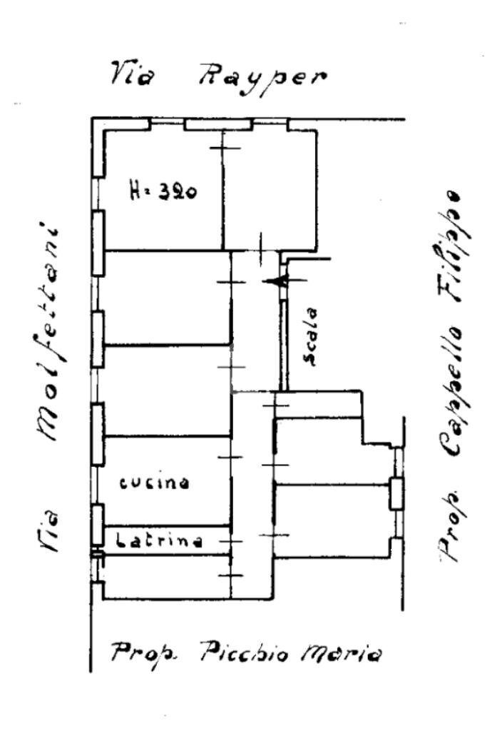 Appartamento Via Cesare Dattilo, Genova (zona Sampierdarena) - planimetria 1