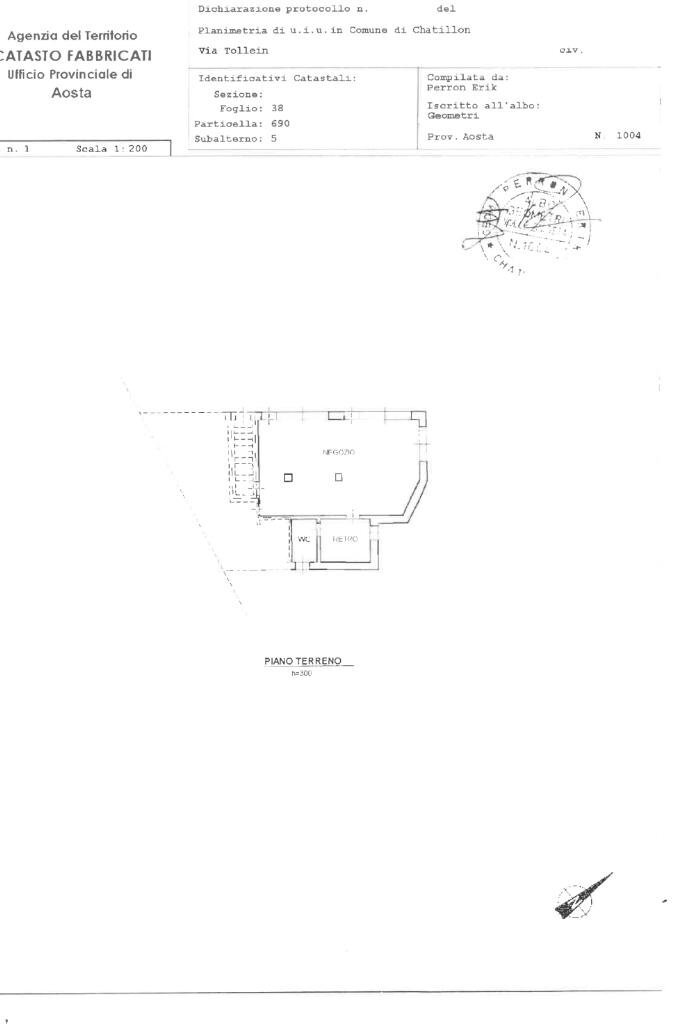 Rustic Via Tollen, Chatillon - floor plans 1