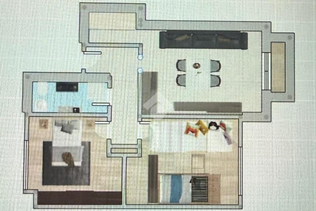 Three-room apartment Via Cremona, Legnano - floor plans 1
