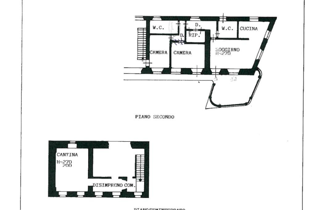 Trilocale Via Gattinara, Viverone - planimetria 1