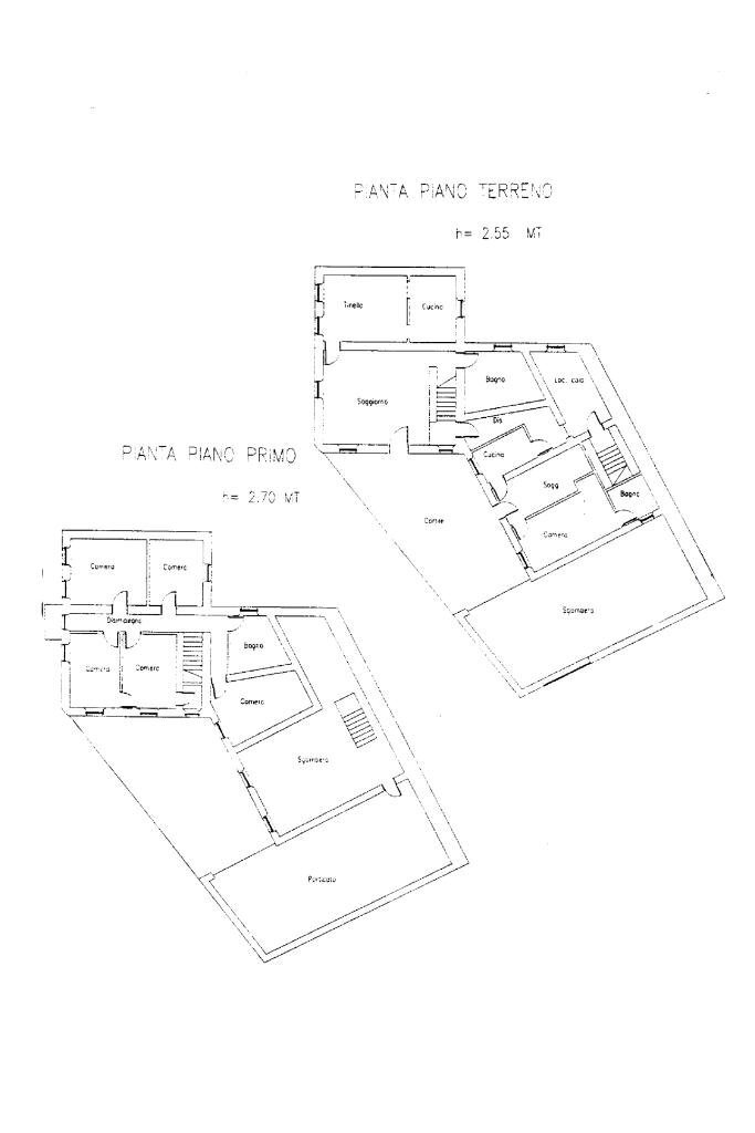 Villa Località San Defendente, Frinco - planimetria 1