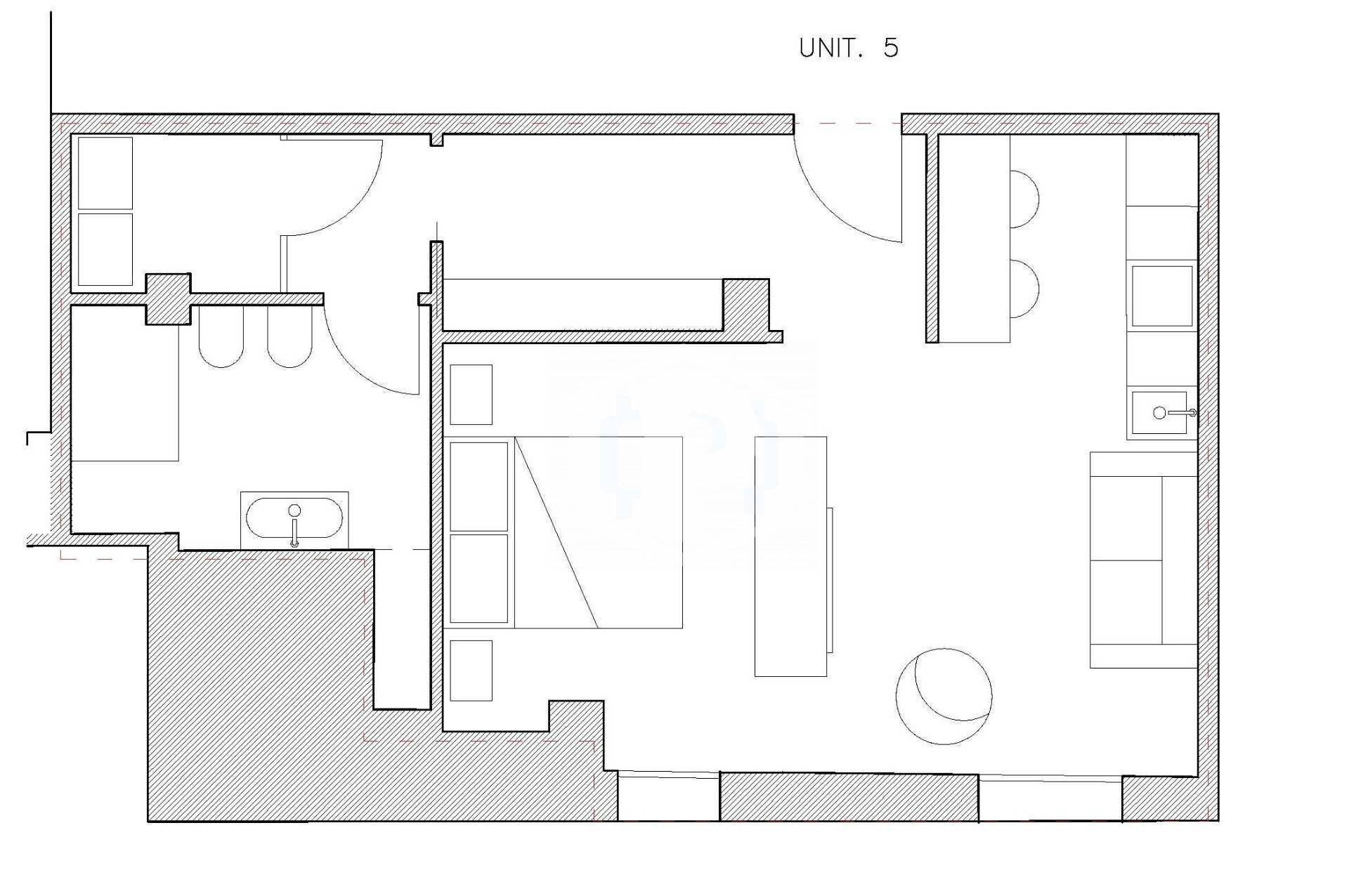 Monolocale Via San Pier Grisologo, Imola - planimetria 1