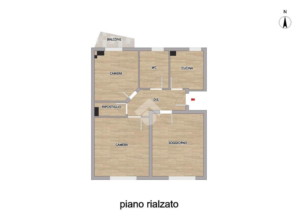 Trilocale Via fabio filzi, Cinisello Balsamo - planimetria 1