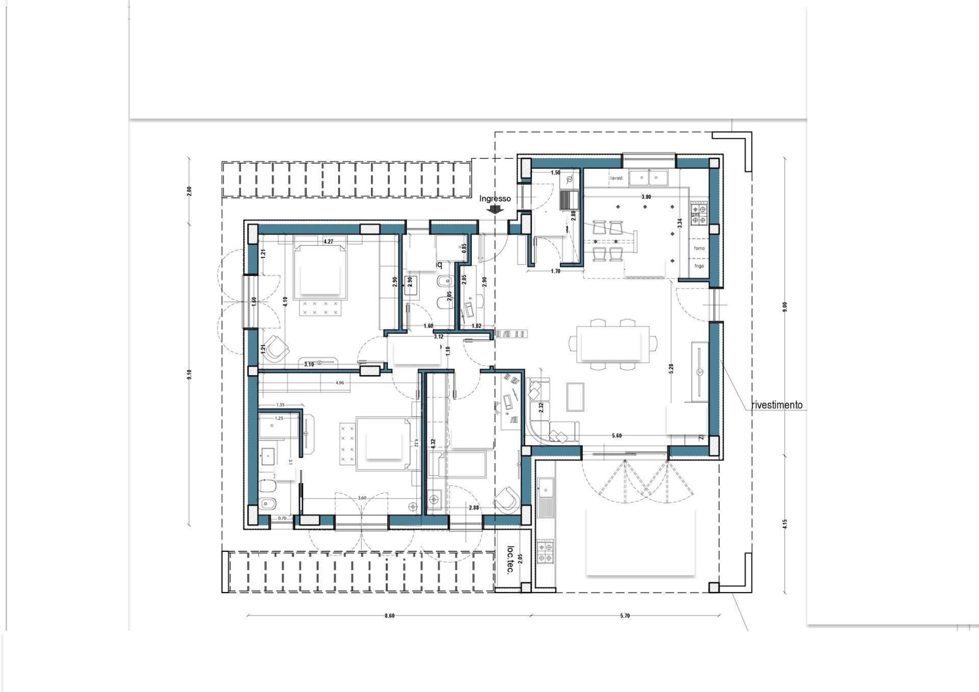 Foto 30 - Villa VIA DELL'AERONAUTICA
 
10, Monterotondo - floor plans 1