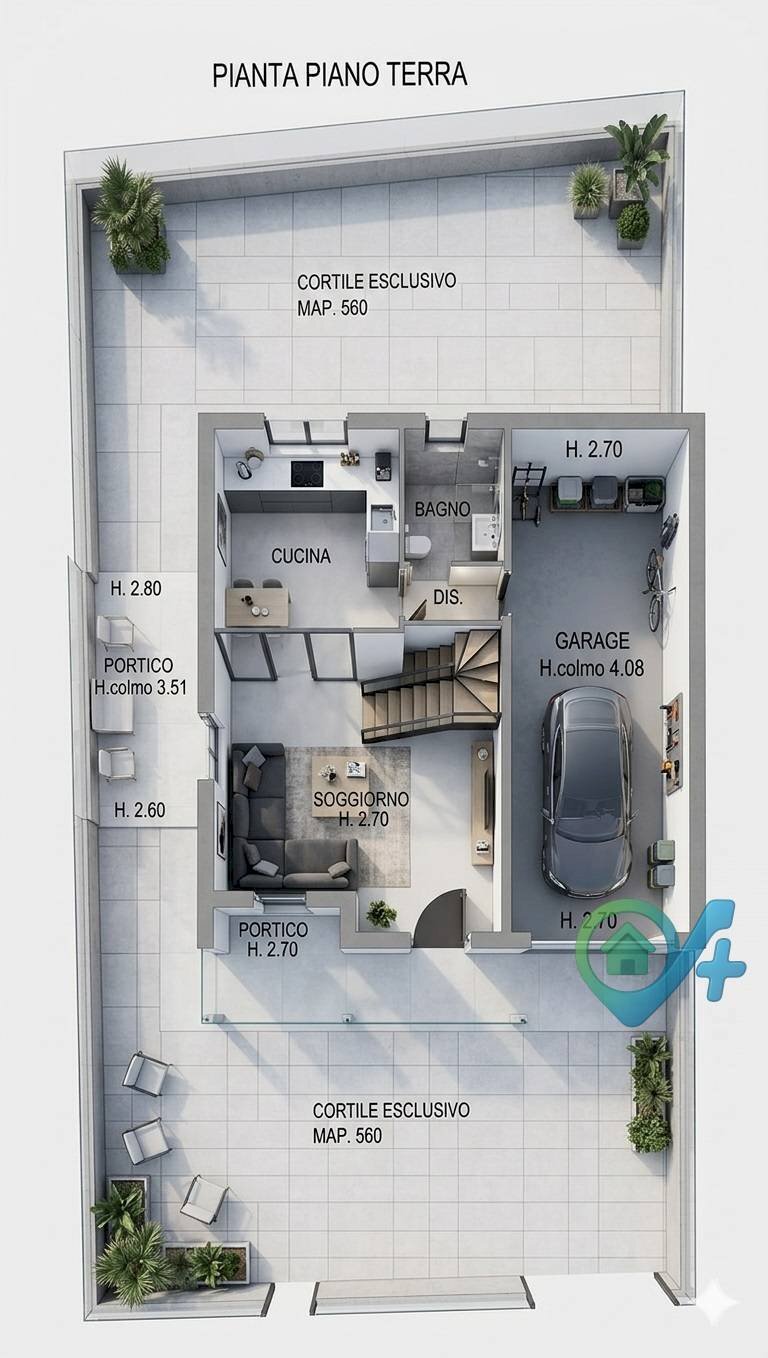 Foto 21 - Villa a Schiera via Budapest
 
118, Castel Goffredo - planimetria 1