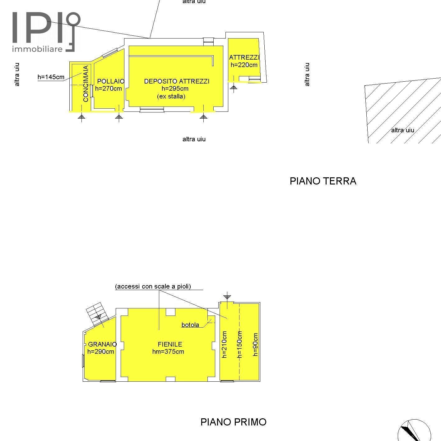 Foto 37 - Rustico località fornace, Piana Crixia - planimetria 1