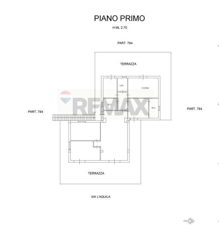 Pianta 2D - Casa semi indipendente Via L' Aquila
 
6, Mascalucia - planimetria 1