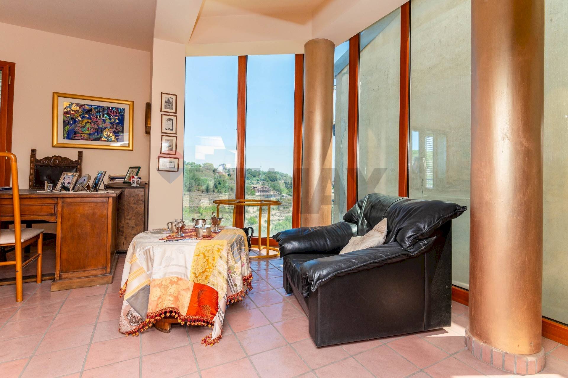 Soggiorno - Villa Bifamiliare Via Carlo Cattaneo
 
119, Francofonte - foto 3