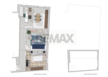 Planimetria arredata 2 D - Three-room apartment VIA DELLA LIBERTA
 
63, Cerreto Guidi - photo 28