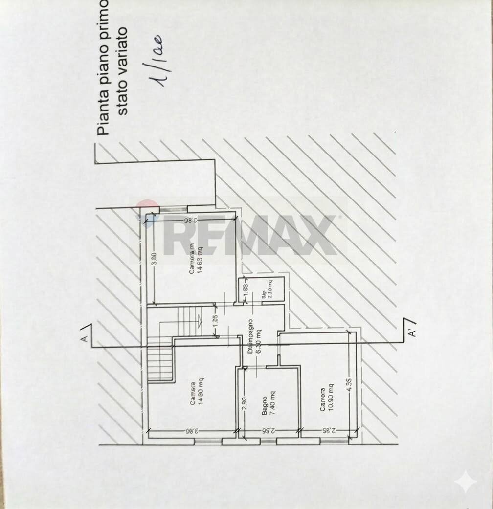Pianta 2D - Casa semi indipendente Via Dianella
 
2D, Vinci - planimetria 1