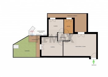 Pianta 2D - Trilocale Via Del Sodo
 
13, Magione - foto 54