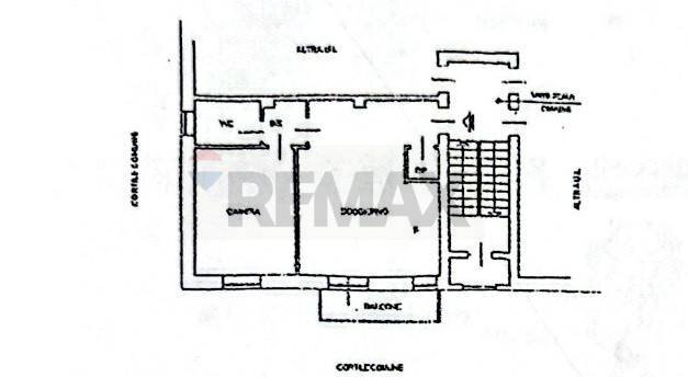 Pianta 2D - Two-room apartment via Ariosto
 
33, Rozzano - floor plans 1