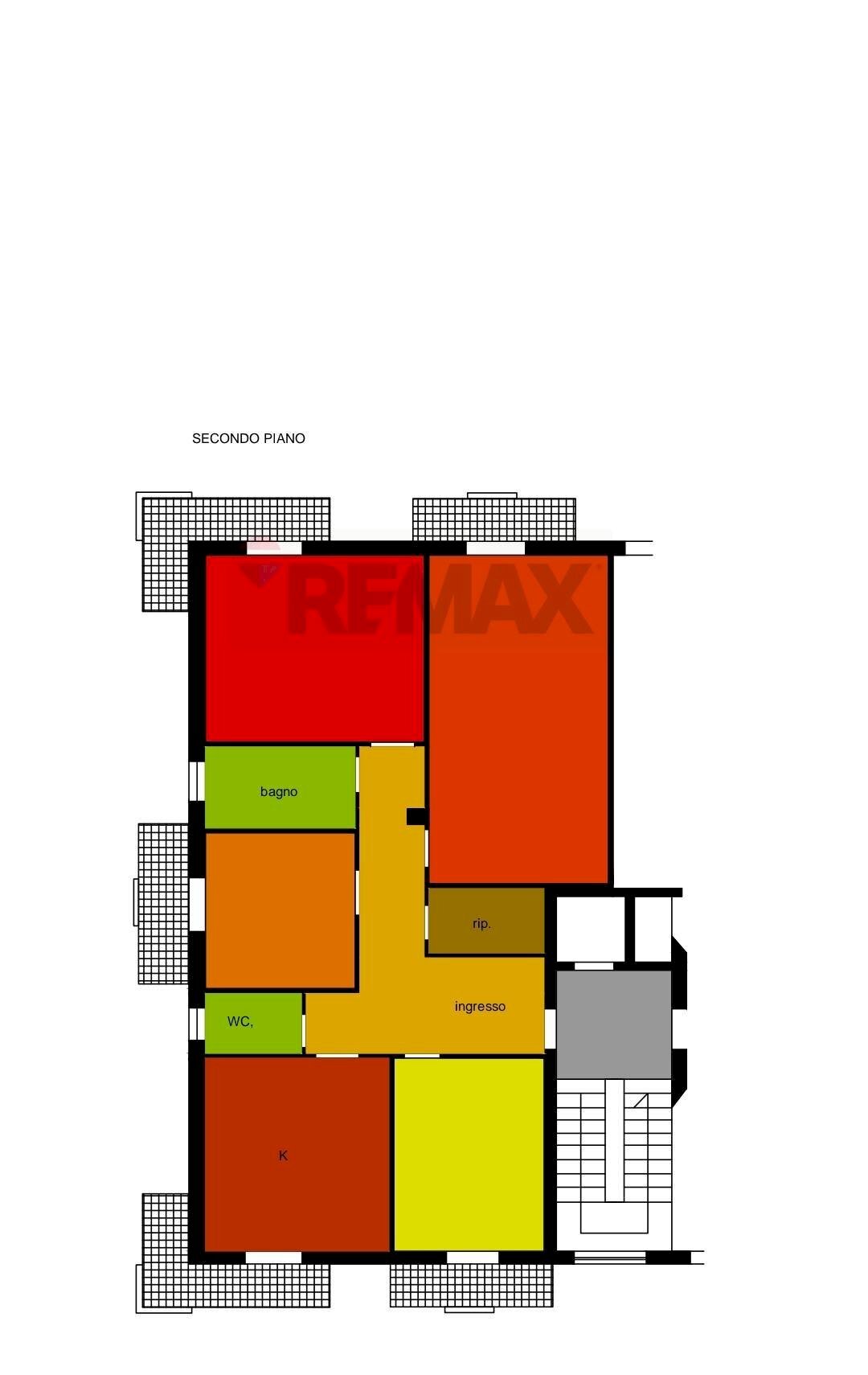 Pianta 2D - Appartamento Via Niscemi
 
19, Gela - planimetria 1