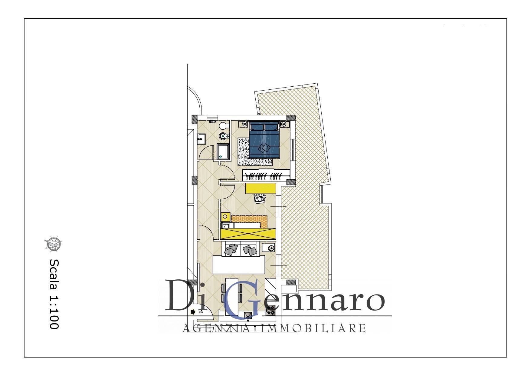 Foto 21 - Three-room apartment via Verona, Alba Adriatica - floor plans 1