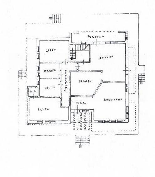 Foto 25 - Villa Corso Giuseppe Garibaldi
 
SNC, Racale - planimetria 1