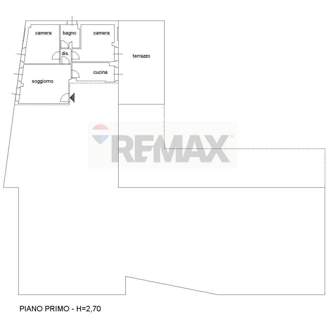 Pianta 2D - Three-room apartment PIAZZA DELLE REPUBBLICA
 
11, Fidenza - floor plans 1
