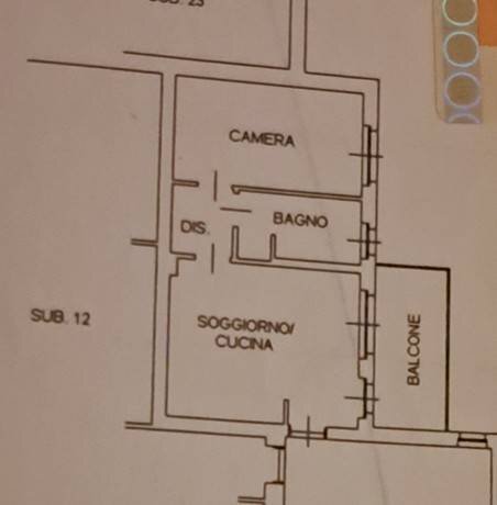 Foto 27 - Two-room apartment VIA SAN BERNARDINO
 
46, Lallio - floor plans 1