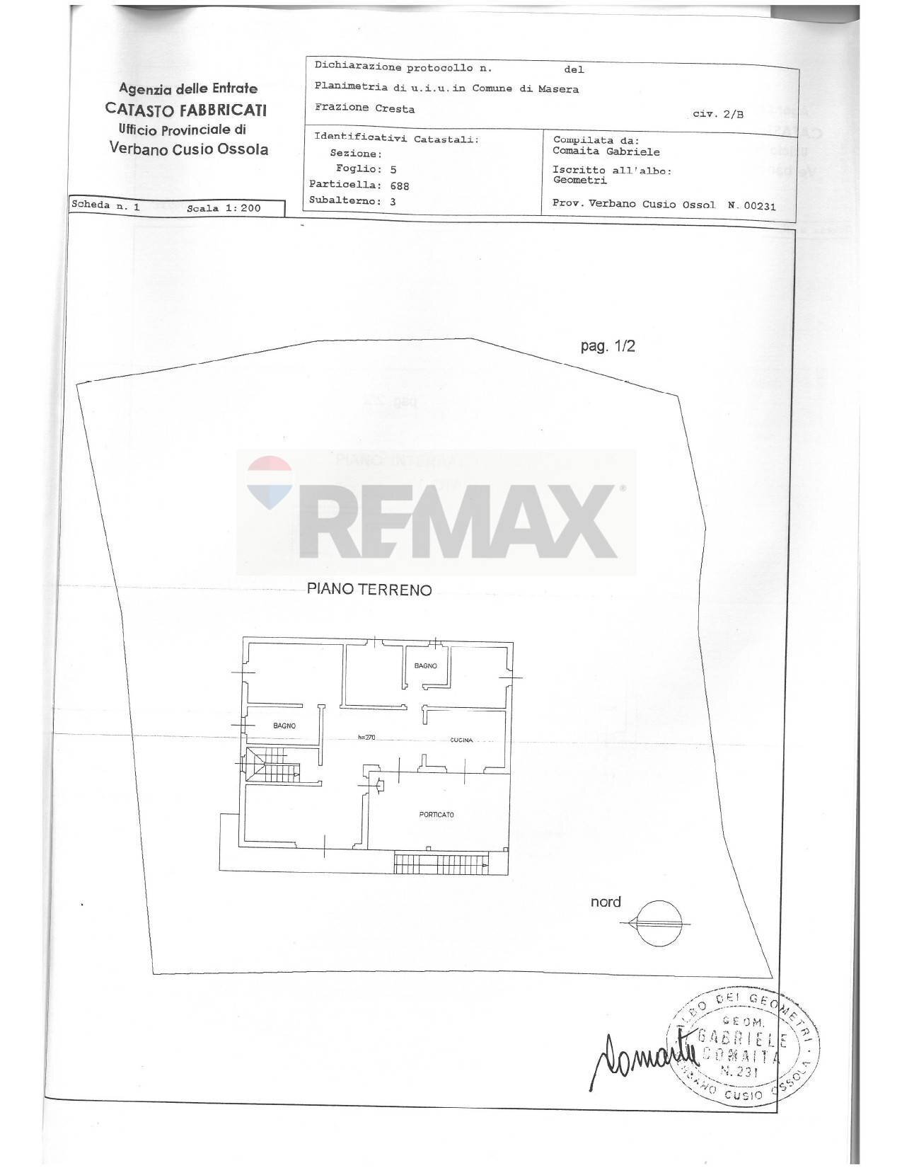 Pianta 2D - Villa Fraz. Cresta
 
2B, Masera - floor plans 1