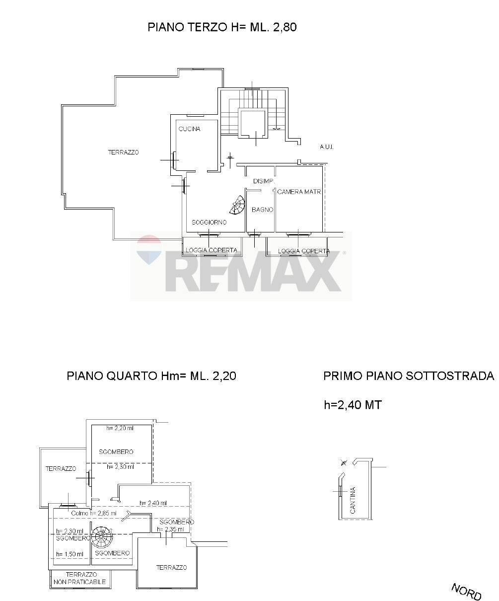 Pianta 2D - Attico Piazza E. Montale
 
2, Gorla Minore - planimetria 1
