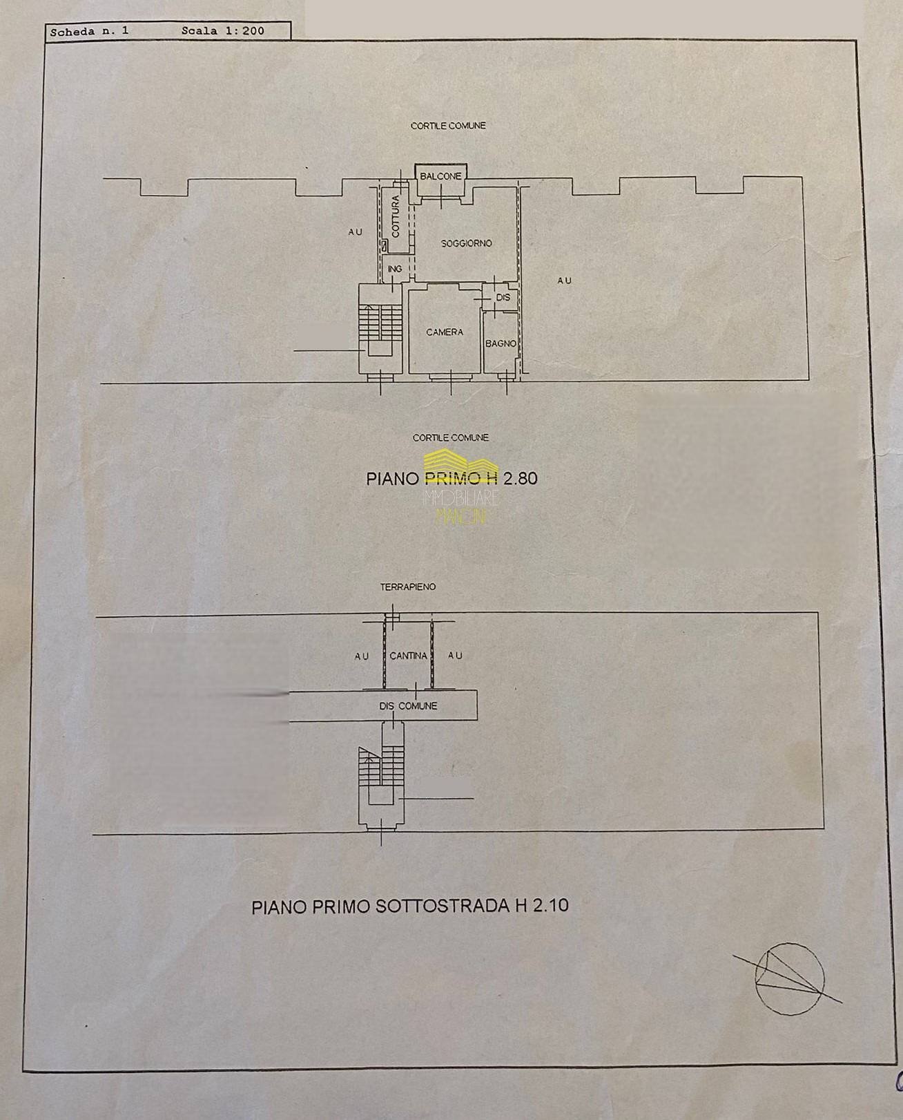 Foto 28 - Two-room apartment VIA CESARE BATTISTI, Cornate d'Adda - floor plans 1