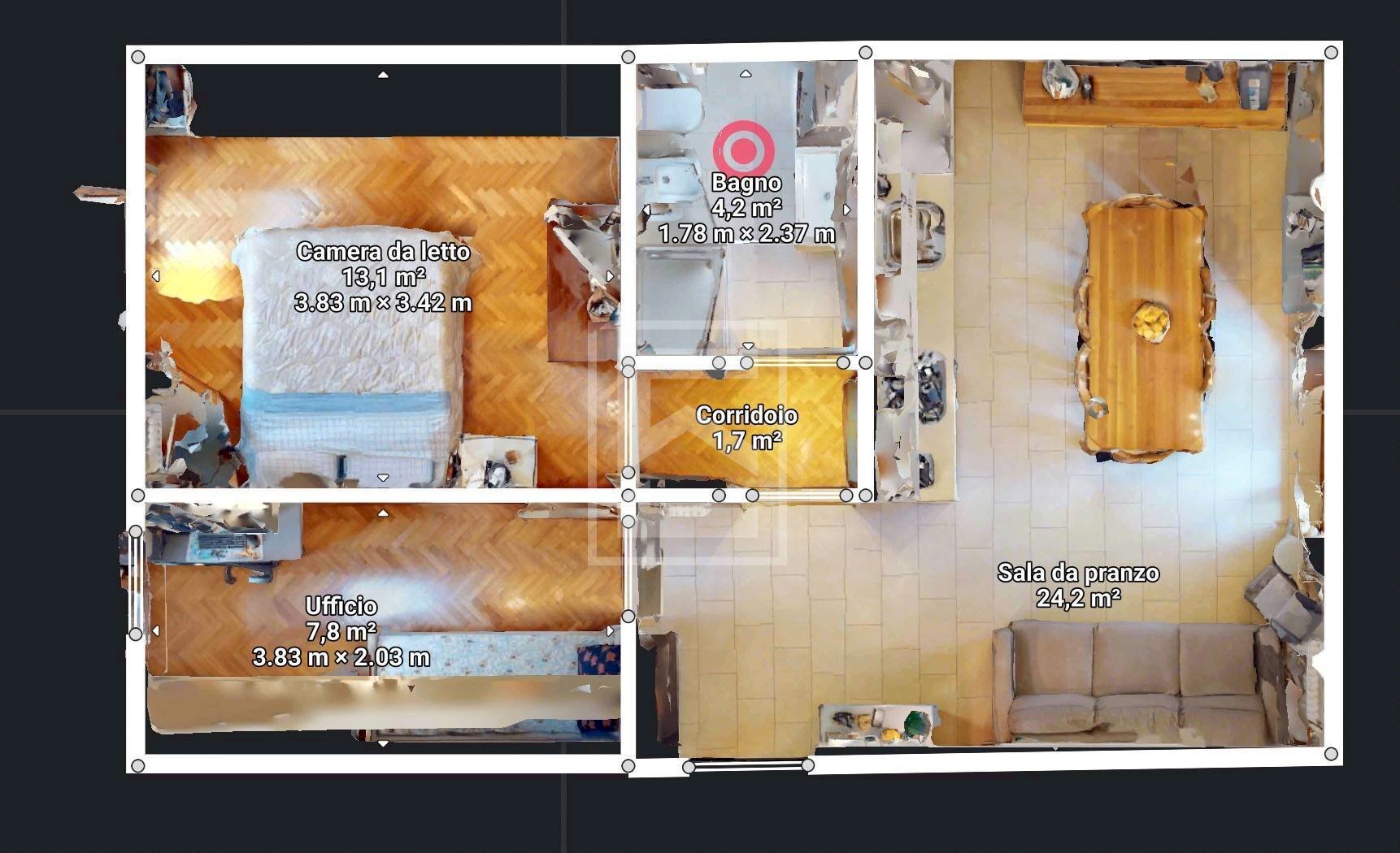 Foto 23 - Three-room apartment Leopardi
 
7, Toscolano-Maderno - floor plans 1