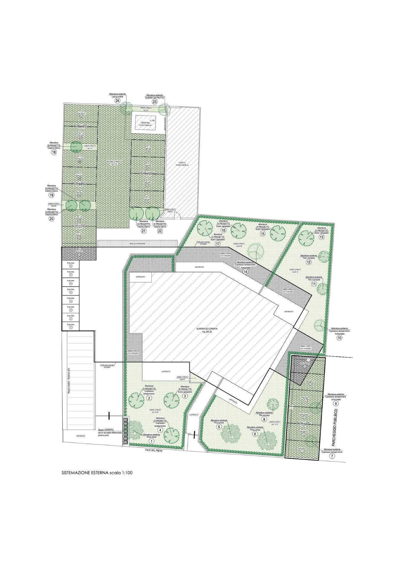 Foto 4 - Trilocale Via Del Prete, Cattolica - planimetria 1