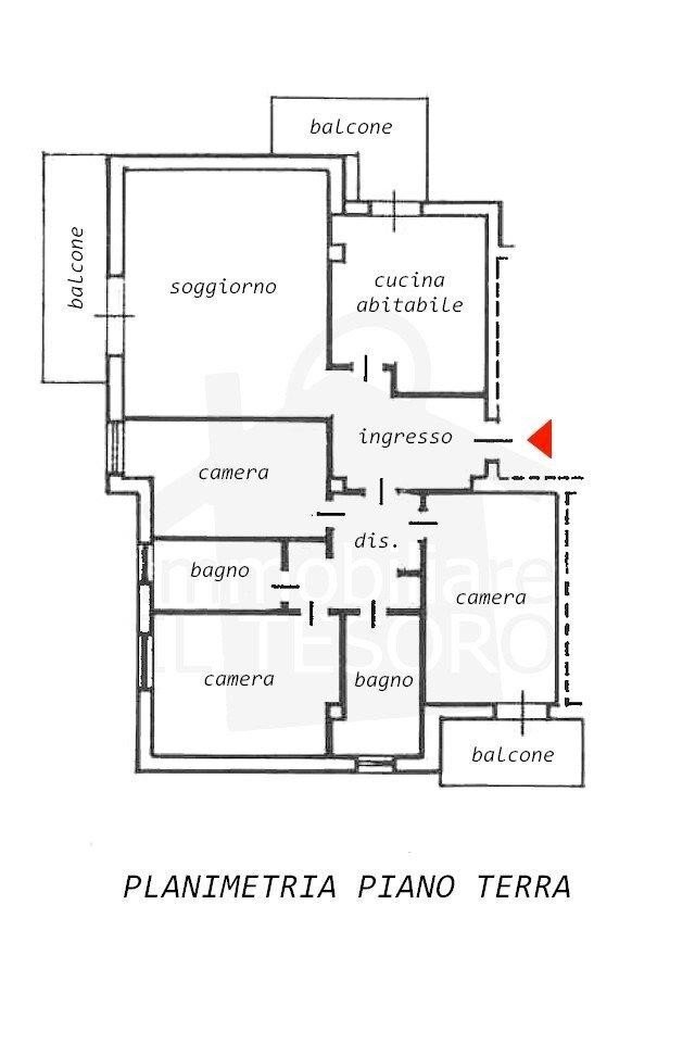 Appartamento via Alberti da Ferrara, 2, Talamello - planimetria 1