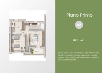 Planimetria - Villa a Schiera via Casale Sant'Ermete, 1090, Santarcangelo di Romagna - foto 6