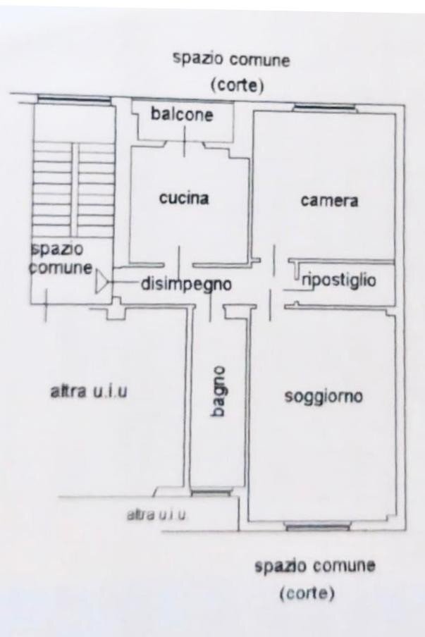 Two-room apartment via Walter Tobagi, 13, Milano (neighborhood Barona) - floor plans 1