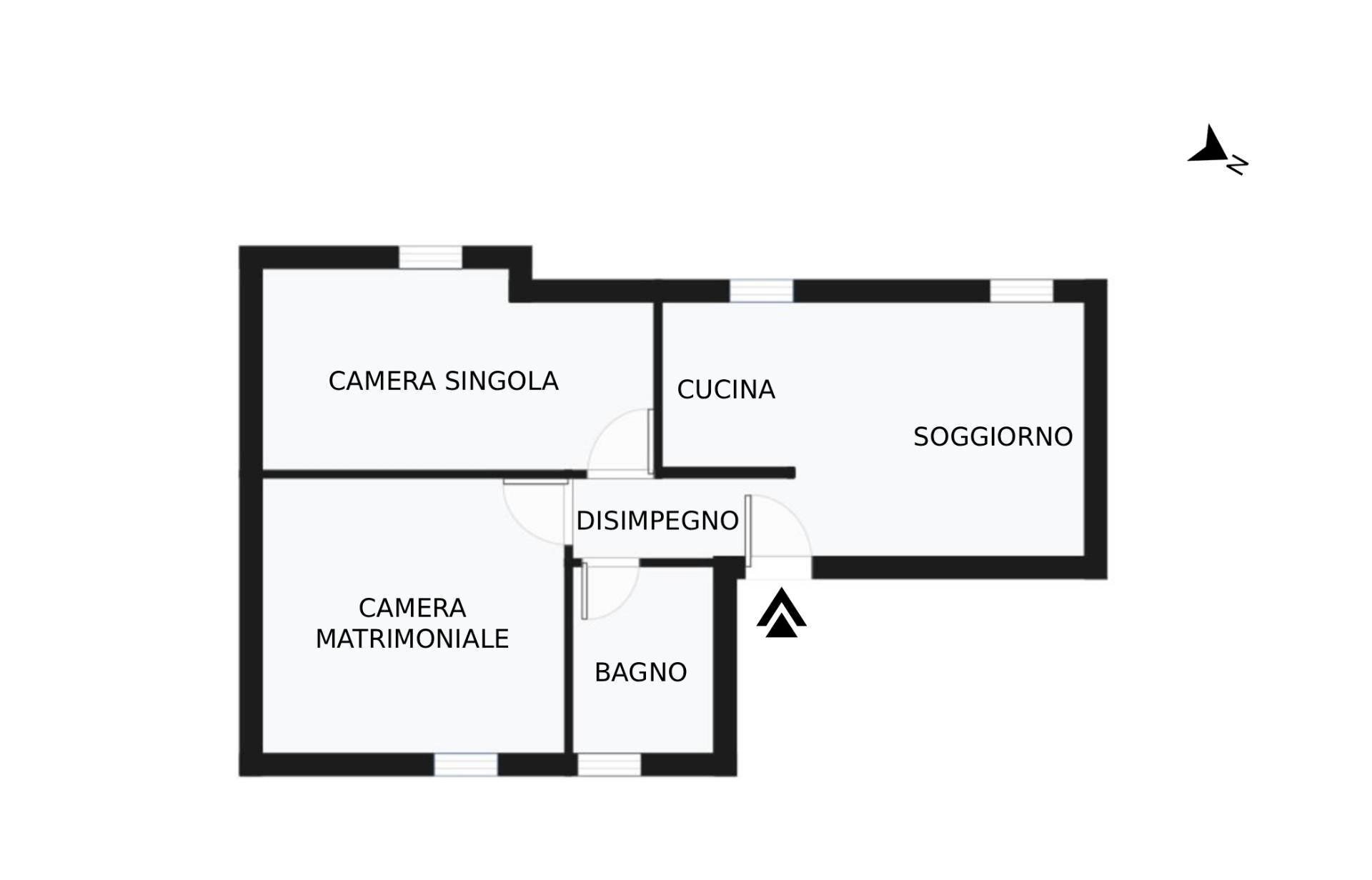 Foto 32 - Three-room apartment Via Circonvallazione Est
 
28/1, Castello d'Argile - floor plans 1