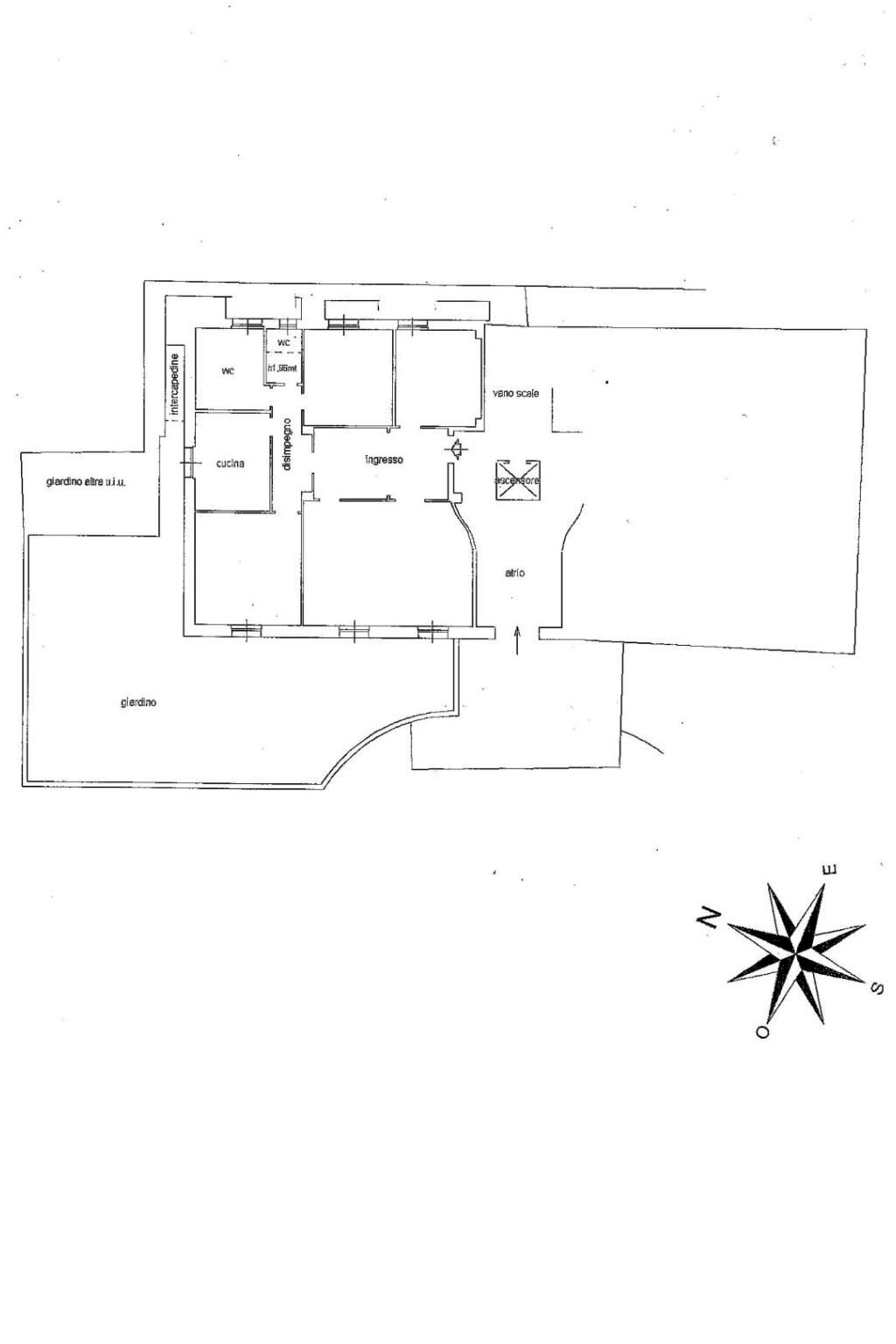 Appartamento via Siena, 5, Genova (zona Albaro) - planimetria 1