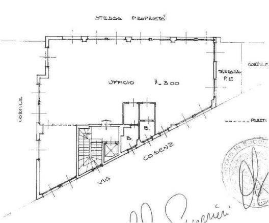 Planimetria - Office via Enrico Cosenz, 18, Milano (neighborhood Bovisa) - photo 2