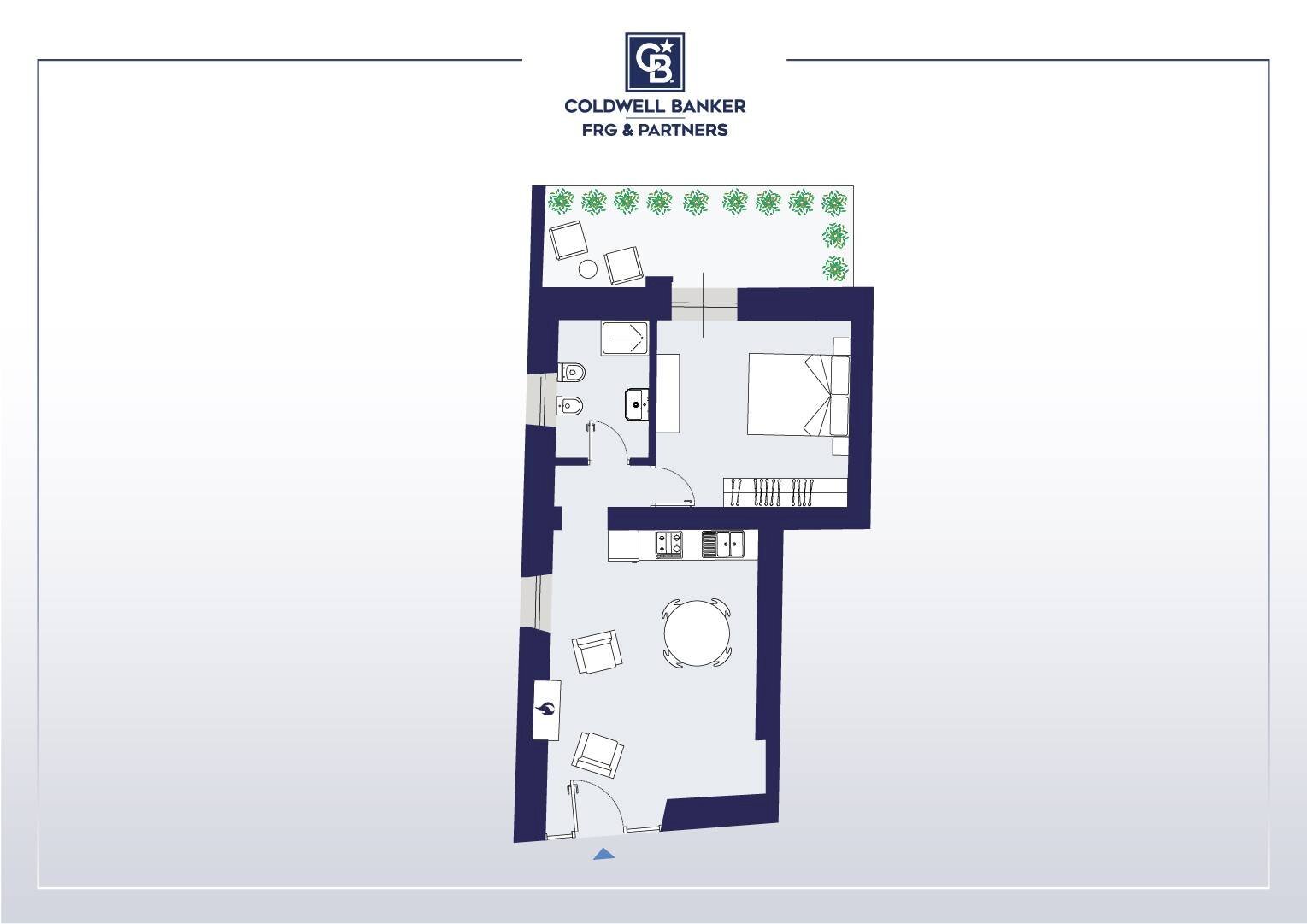 Foto 17 - Bilocale Via Edoardo Montesi, Marta - planimetria 1