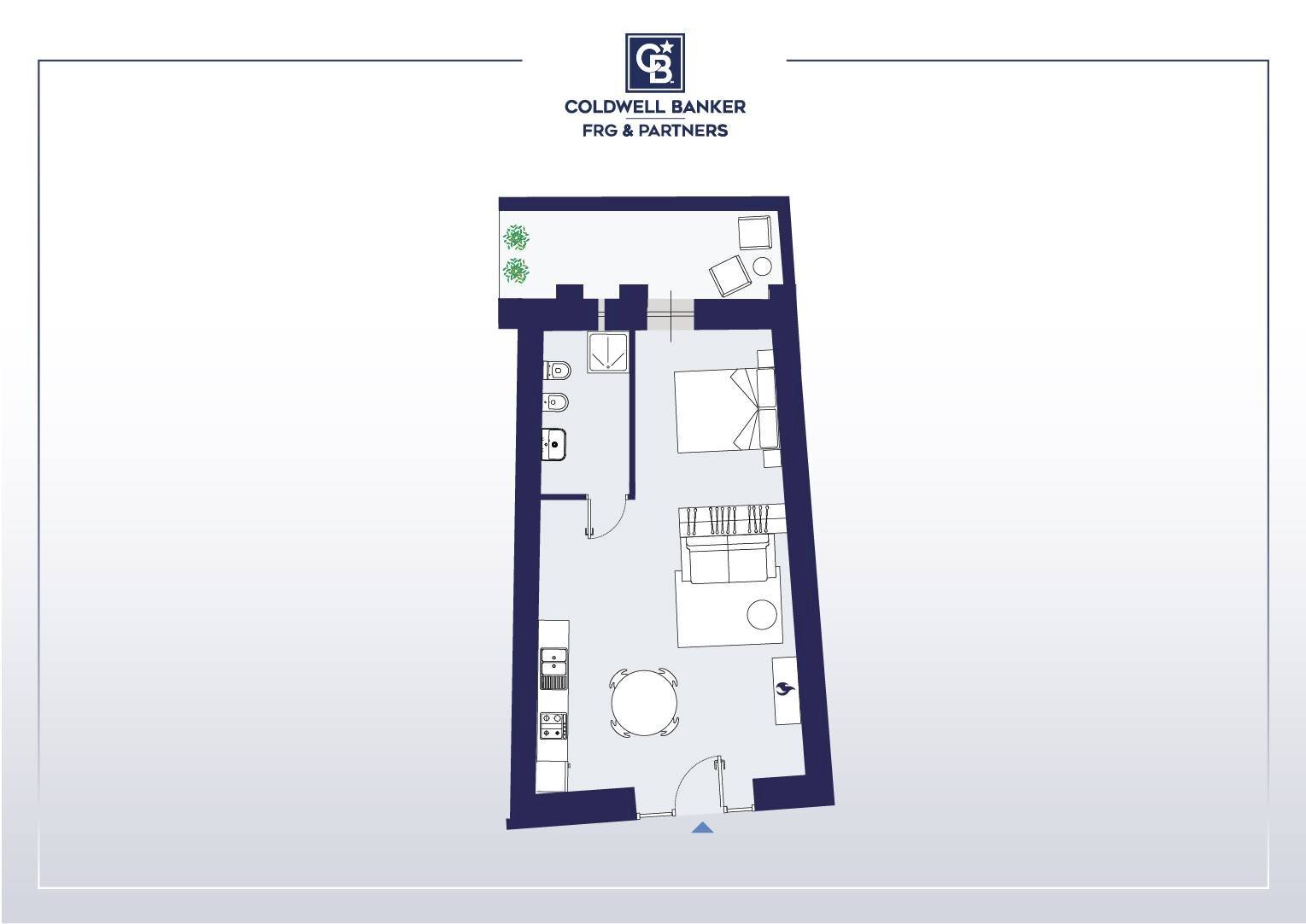 Foto 15 - One-room apartment Via Edoardo Montesi, Marta - floor plans 1