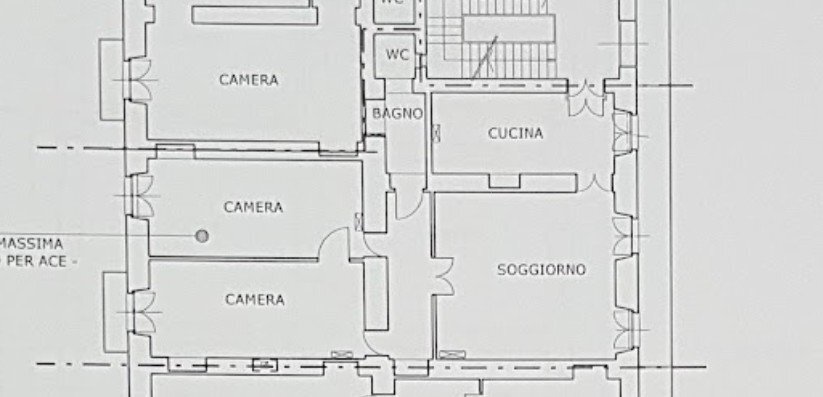 Four-room apartment via Alessandro Manzoni, 27, Torino (neighborhood Centro) - floor plans 1