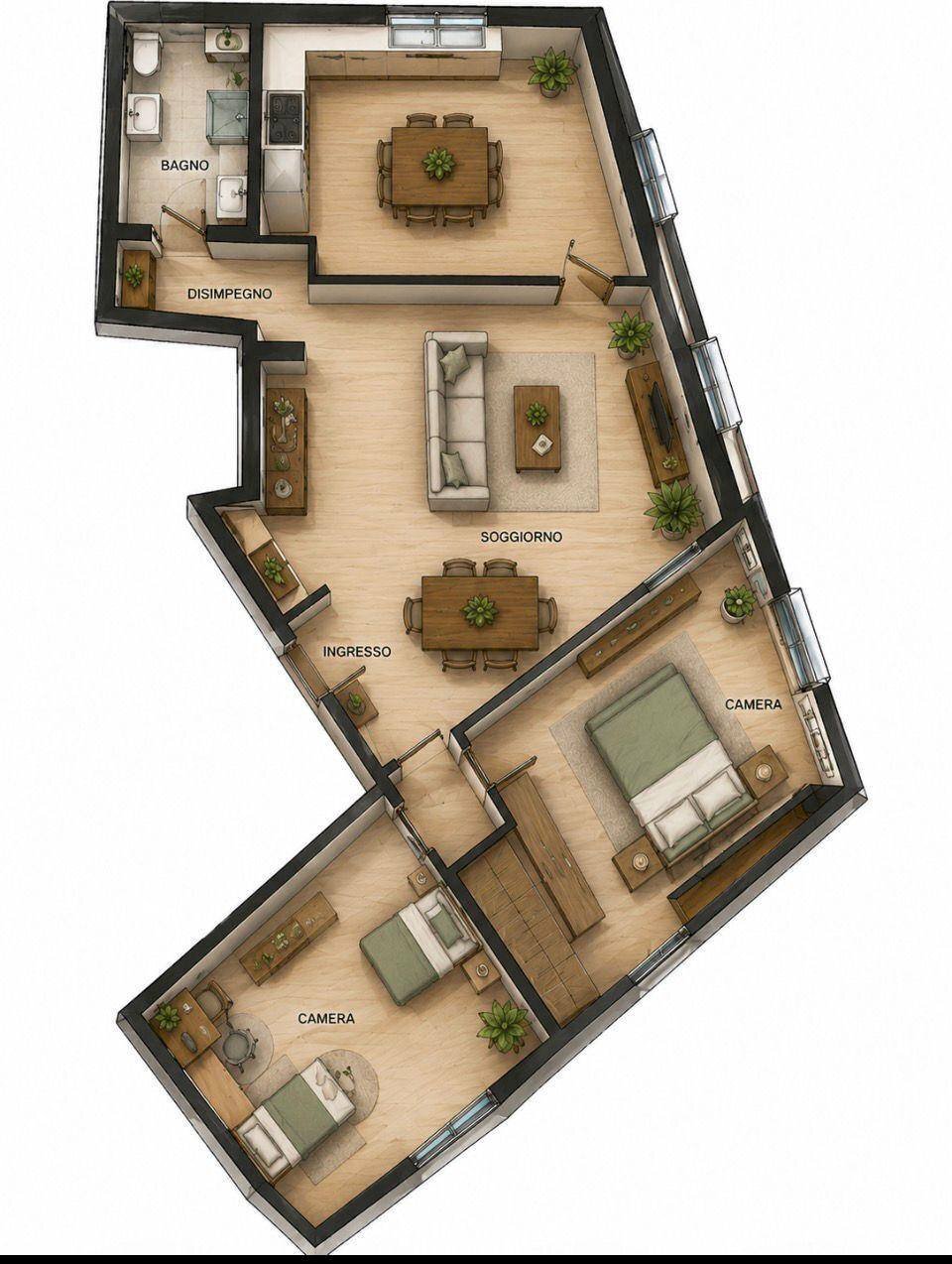 Foto 3 - Appartamento PIAZZA CORVETTO
1, Genova - foto 3