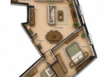 Foto 3 - Appartamento PIAZZA CORVETTO
 
1, Genova - foto 3